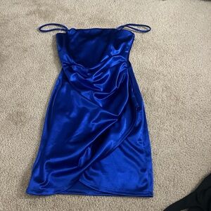 Royal blue homecoming party dress